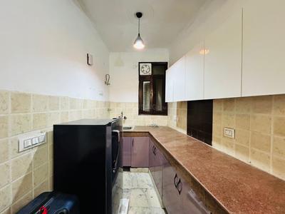 Kitchen Image of 512 Sq.ft 1 RK Builder Floor for rent in Freedom Fighters Enclave New Delhi for Rs. 8100