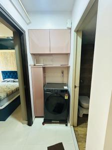 Kitchen Image of 340 Sq.ft 1 BHK Apartment / Flat for rent in Lodha Crown, Thane West Thane for Rs. 32000