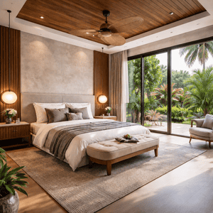 Bedroom Image of 1500 Sq.ft 3 BHK Villa for sale in North Nada Thrissur for Rs. 8600000