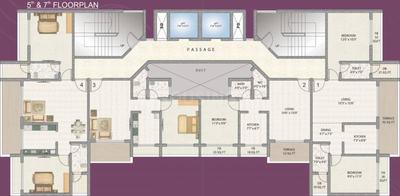 Image of 1180 Sq.ft 2 BHK Apartment / Flat for sale in Mega Ista, Ulwe, Navi Mumbai for Rs. 11500000