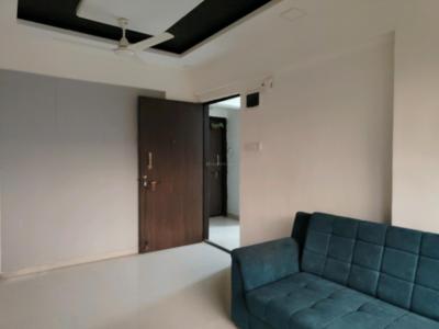 Living Room Image of 566 Sq.ft 1 BHK Apartment / Flat for rent in Thakur Galaxy, Boisar Mumbai for Rs. 8000