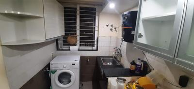 Kitchen Image of 1200 Sq.ft 2 BHK Apartment / Flat for rent in Poorvi Airavatha, Talaghattapura Bengaluru for Rs. 40000