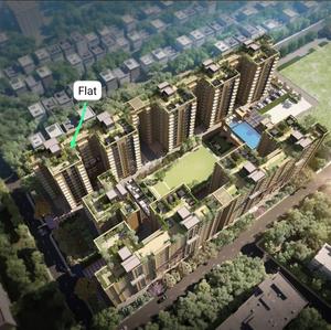 Image of 1340 Sq.ft 3 BHK Apartment / Flat for sale in Ambuja Urvisha The Condoville , New Town, Kolkata for Rs. 27000000