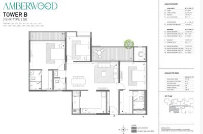 Image of 1500 Sq.ft 3 BHK Apartment / Flat for sale in Amberwood, Rahatani, Pune for Rs. 14900000