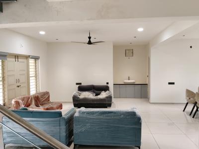 Living Room One Image of 8750 Sq.ft 5 BHK Villa for rent in Sanskruti Sentossa Greens, Vaishno Devi Circle Ahmedabad for Rs. 125000
