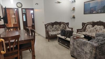 Living Room Image of 1800 Sq.ft 3 BHK Builder Floor for rent in Shivalik New Delhi for Rs. 80000