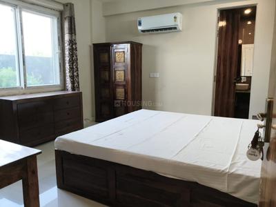 Bedroom Image of 700 Sq.ft 1 RK Apartment / Flat for rent in Sector 53 Gurgaon for Rs. 25000