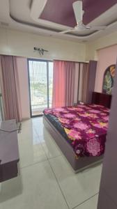 Bedroom Image of 1400 Sq.ft 3 BHK Apartment / Flat for rent in Unique Shantam Nirvanta, Chhani Vadodara for Rs. 26000