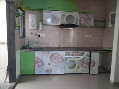 Kitchen Image of 1250 Sq.ft 2 BHK Apartment / Flat for rent in Kalp Nishang II, Gotri Vadodara for Rs. 17000