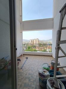 Balcony Image of 1500 Sq.ft 3 BHK Apartment / Flat for rent in Ashtekar Silver Oak, Katraj Pune for Rs. 30000