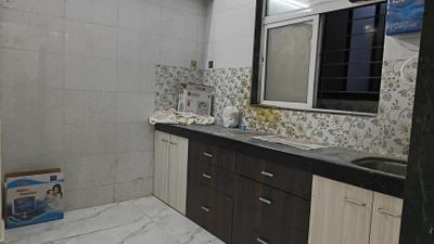 Kitchen Image of 625 Sq.ft 1 BHK Apartment / Flat for rent in Kalwa Thane for Rs. 22000