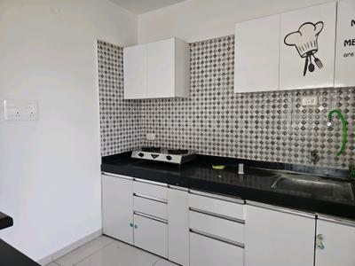 Kitchen Image of 845 Sq.ft 1.5 BHK Apartment / Flat for rent in Anshul Kanvas, Wagholi Pune for Rs. 22000