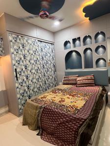 Bedroom Image of 1850 Sq.ft 3 BHK Apartment / Flat for rent in Shree Ram Avadh Highland, Bhadaj Ahmedabad for Rs. 42000