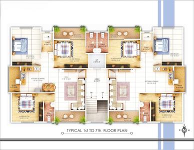 Image of 1550 Sq.ft 3 BHK Apartment / Flat for sale in Manish Nagar, Nagpur for Rs. 7300000