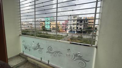 Balcony Image of 1200 Sq.ft 2 BHK Apartment / Flat for rent in K R Puram Bengaluru for Rs. 28000
