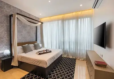 Bedroom Image of 1295 Sq.ft 3 BHK Apartment / Flat for sale in Neelkanth Krishna B Wing, Thane West Thane for Rs. 18900000