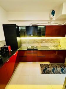 Kitchen Image of 1825 Sq.ft 3 BHK Apartment / Flat for rent in Purvanchal Royal City Phase 2, Chi V Greater Noida for Rs. 45000