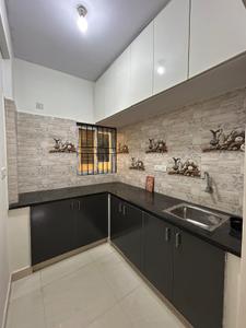 Kitchen Image of 700 Sq.ft 1 BHK Independent House for rent in Dodda Banaswadi Bengaluru for Rs. 18000