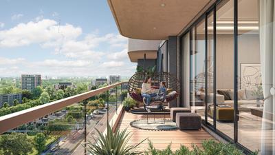 Balcony Image of 2531 Sq.ft 3 BHK Apartment / Flat for sale in Vesu Surat for Rs. 14403921