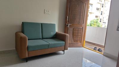 Living Room Image of 658 Sq.ft 1 BHK Apartment / Flat for rent in Kondapur Hyderabad for Rs. 28000