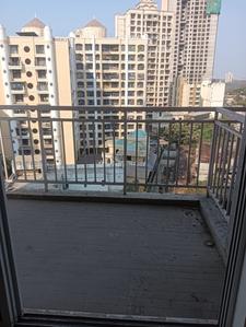 Balcony Image of 1123 Sq.ft 2 BHK Apartment / Flat for rent in Tharwani Riverdale, Kalyan West Kalyan for Rs. 25000