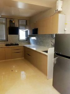 Kitchen Image of 1700 Sq.ft 3 BHK Builder Floor for rent in Nirman Nagar Jaipur for Rs. 70000