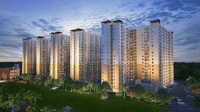 Image of 663 Sq.ft 2 BHK Apartment / Flat for sale in Urbanrise Revolution One, Padur, Chennai for Rs. 5287000