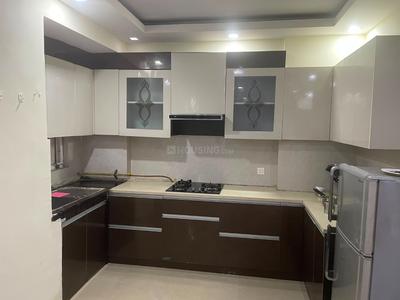 Kitchen Image of 1200 Sq.ft 3 BHK Apartment / Flat for rent in Aditya Urban Casa, Sector 78 Noida for Rs. 40000