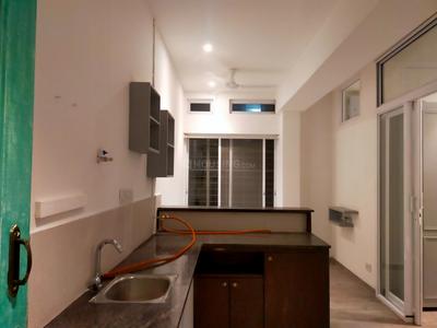 Kitchen Image of 480 Sq.ft 1 BHK Builder Floor for rent in Murugeshpalya Bengaluru for Rs. 21000