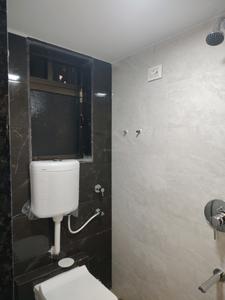Common Bathroom Image of 700 Sq.ft 2 BHK Apartment / Flat for rent in Ashar Axis, Thane West Thane for Rs. 47000