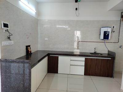 Kitchen Image of 1010 Sq.ft 2 BHK Apartment / Flat for sale in Duville Riverdale Heights, Kharadi Pune for Rs. 12000000