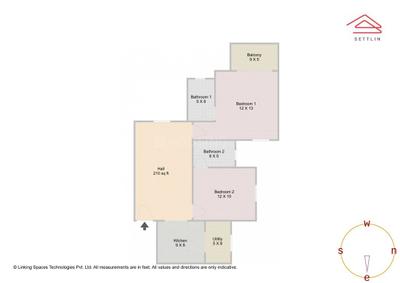 Image of 953 Sq.ft 2 BHK Apartment / Flat for sale in HSR Layout, Bengaluru for Rs. 15100000
