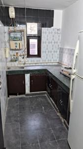 Kitchen Image of 600 Sq.ft 1 BHK Builder Floor for rent in Karampura New Delhi for Rs. 30000