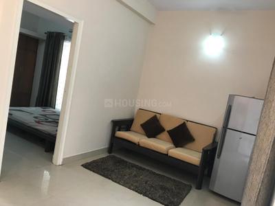 Hall Image of 630 Sq.ft 1 BHK Builder Floor for rent in Murugeshpalya Bengaluru for Rs. 29000