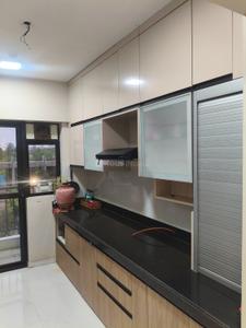 Kitchen Image of 1200 Sq.ft 3 BHK Apartment / Flat for rent in Runwal Gardens, Dombivli East Thane for Rs. 30000
