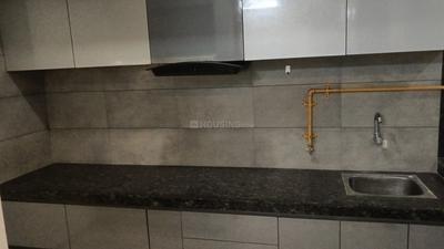 Kitchen Image of 870 Sq.ft 3 BHK Apartment / Flat for sale in Saanvi Nirman Stella, Bopal Ahmedabad for Rs. 7200000
