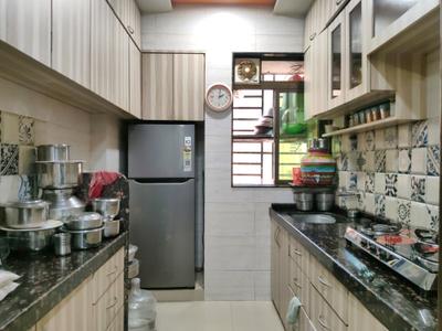 Kitchen Image of 450 Sq.ft 1 BHK Apartment / Flat for sale in Patil Sudama Greens, Diva Thane for Rs. 4000000