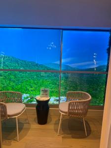 Balcony Image of 760 Sq.ft 2 BHK Apartment / Flat for sale in Dosti 604, Thane West Thane for Rs. 16800000
