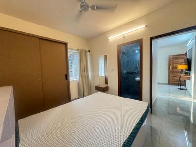 Bedroom Image of 600 Sq.ft 1 BHK Apartment / Flat for rent in Indira Nagar Bengaluru for Rs. 40000