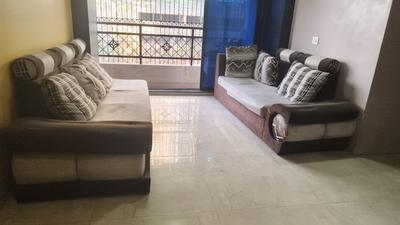 Living Room Image of 650 Sq.ft 1 BHK Apartment / Flat for sale in Tulsi Aura, Ghansoli Navi Mumbai for Rs. 10500000