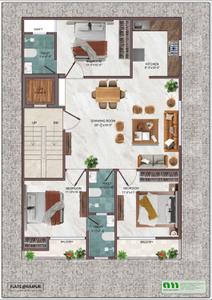 Image of 1350 Sq.ft 3 BHK Builder Floor for sale in Chhattarpur, New Delhi for Rs. 8200000