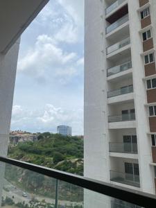 Balcony Image of 1500 Sq.ft 3 BHK Apartment / Flat for rent in The Vue Residences, Puppalaguda Hyderabad for Rs. 75000
