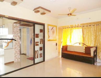 Living Room Image of 600 Sq.ft 2 BHK Builder Floor for sale in Kandivali West Mumbai for Rs. 7500000