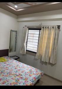 Bedroom Image of 1200 Sq.ft 3 BHK Apartment / Flat for rent in Samarth Shresth Parisar, Motera Ahmedabad for Rs. 33500