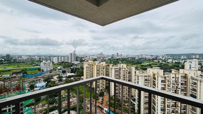 Balcony Image of 1850 Sq.ft 3 BHK Apartment / Flat for rent in Rahul Downtown, Punawale Pune for Rs. 30009