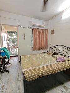 Bedroom Image of 580 Sq.ft 1 BHK Apartment / Flat for rent in Tulsidham Complex, Thane West Thane for Rs. 29000