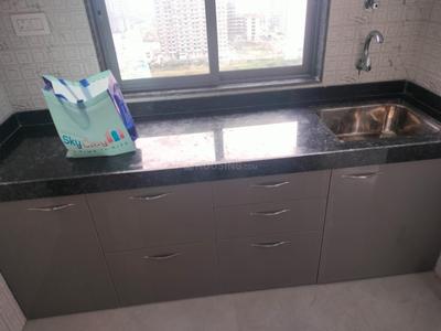 Kitchen Image of 600 Sq.ft 1 BHK Apartment / Flat for sale in Unique Poonam Sky City Phase II, Virar West Virar for Rs. 3599999