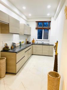 Kitchen Image of 1710 Sq.ft 3 BHK Apartment / Flat for sale in Hazel Wood, Nabha Zirakpur for Rs. 9690000