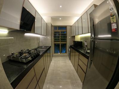 Kitchen Image of 650 Sq.ft 2 BHK Apartment / Flat for sale in Kalpataru Vivant South Wing A, Andheri East Mumbai for Rs. 20500000