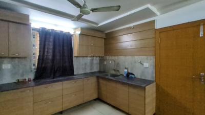 Kitchen Image of 1100 Sq.ft 3 BHK Apartment / Flat for rent in Nikhil Devalaya Pristine, Bawadiya Kalan Bhopal for Rs. 30000